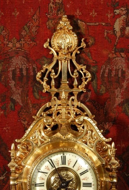 fig 3. Antique French Cartel Wall Clock
by Japy Freres, French - Circa 1880.